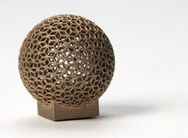 Китай Печатание алюминия DMLS 3D для формы сферы, золотистый гальванизировать поставщик